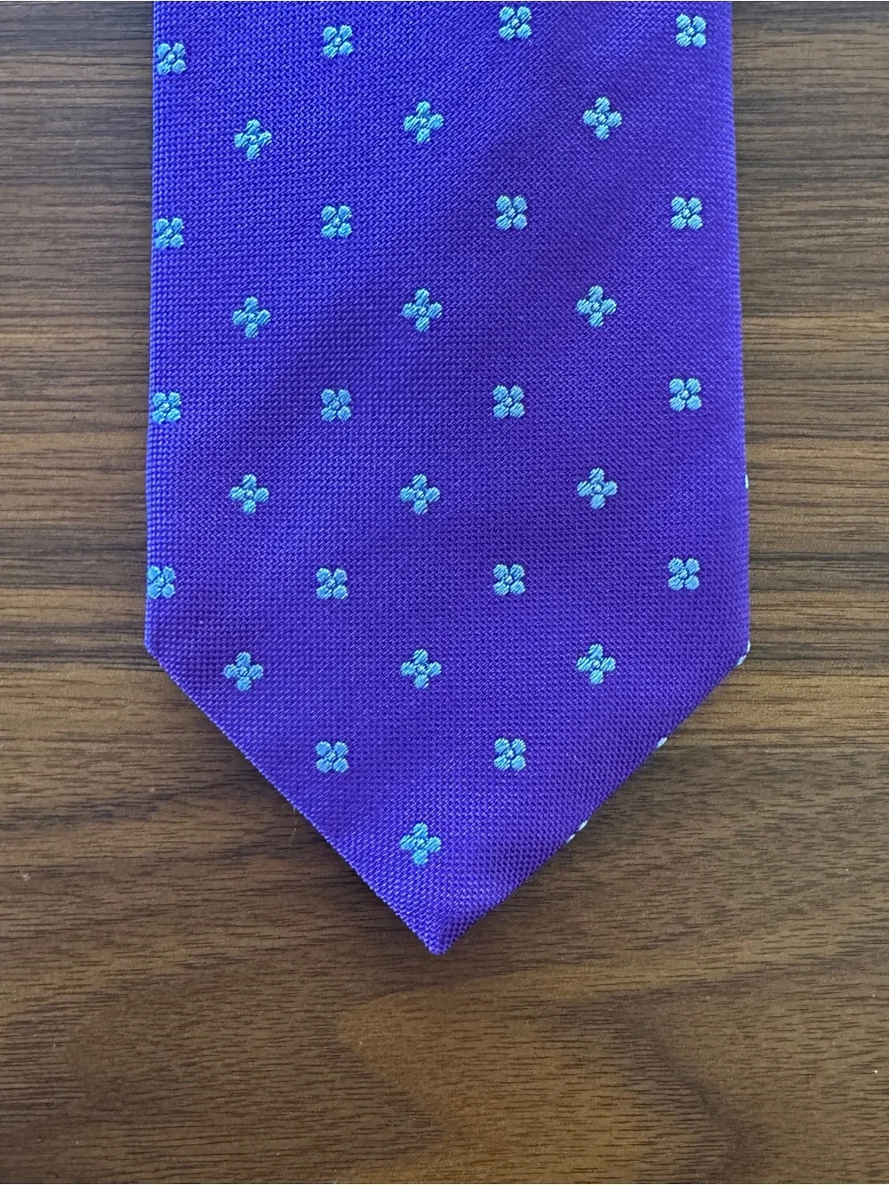 PINK by Thomas Pink Purple Floral Silk Tie